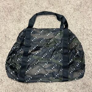 PINK Victoria’s Secret Camo Packable Duffel Gym Travel Bag